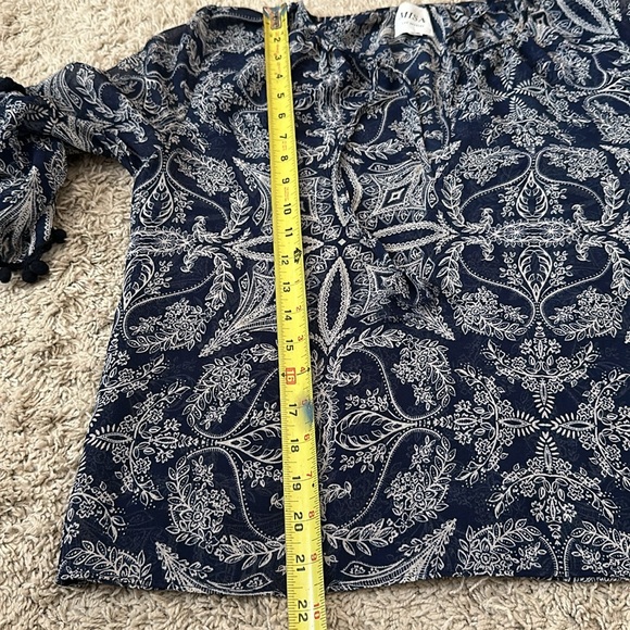 MISA Los Angeles Maya Bell-Sleeve Top - Picture 5 of 7